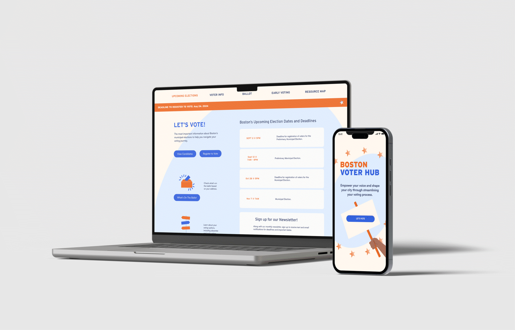 Boston Voter Hub hover